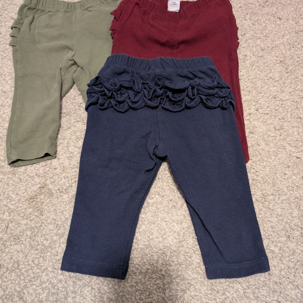 Old Navy Kids Leggings - Green, Red, Navy, Gray - Picture 7 of 9